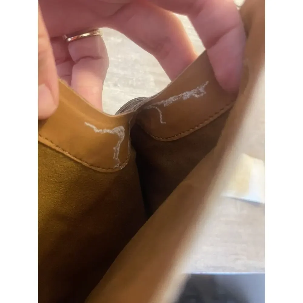 Kork-Ease Addison Over the Knee Campus Suede Riding Boot Taupe 6 NEW!